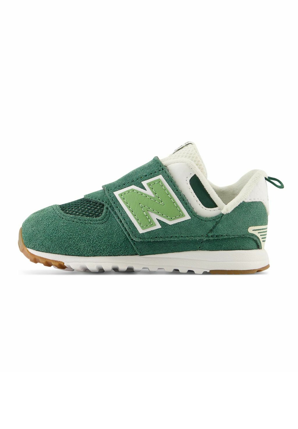Первая обувь для ходьбы New Balance, цвет nightwatch green chive