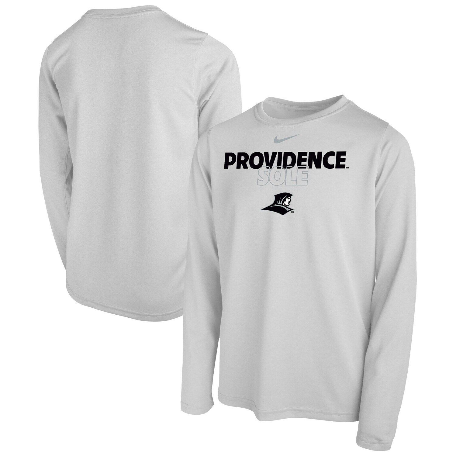 

Молодежная футболка Nike White Providence Friars 2023 On Court Sole Bench Nike