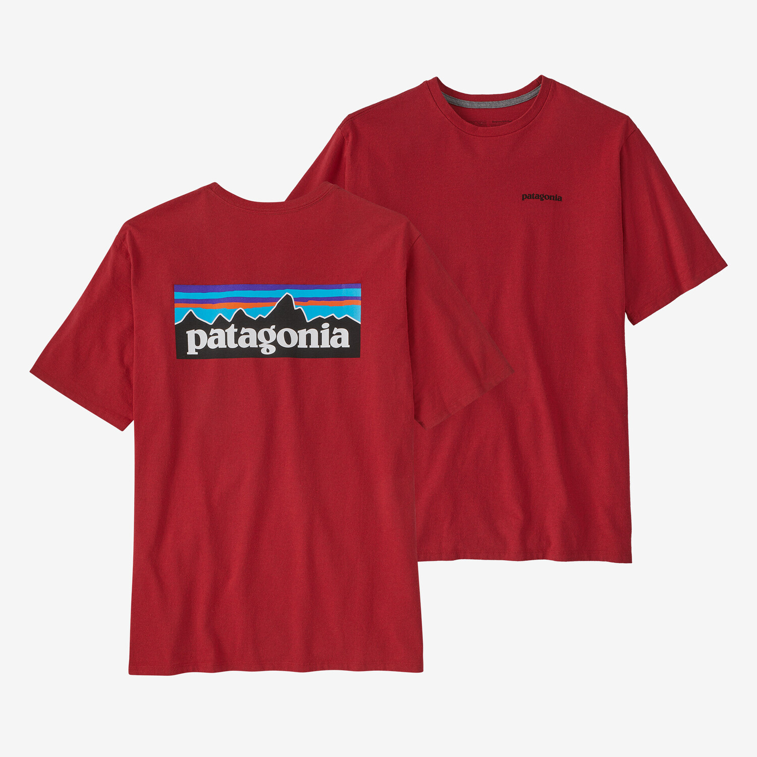 

Мужская футболка с логотипом P-6 Responsibili Patagonia, красный