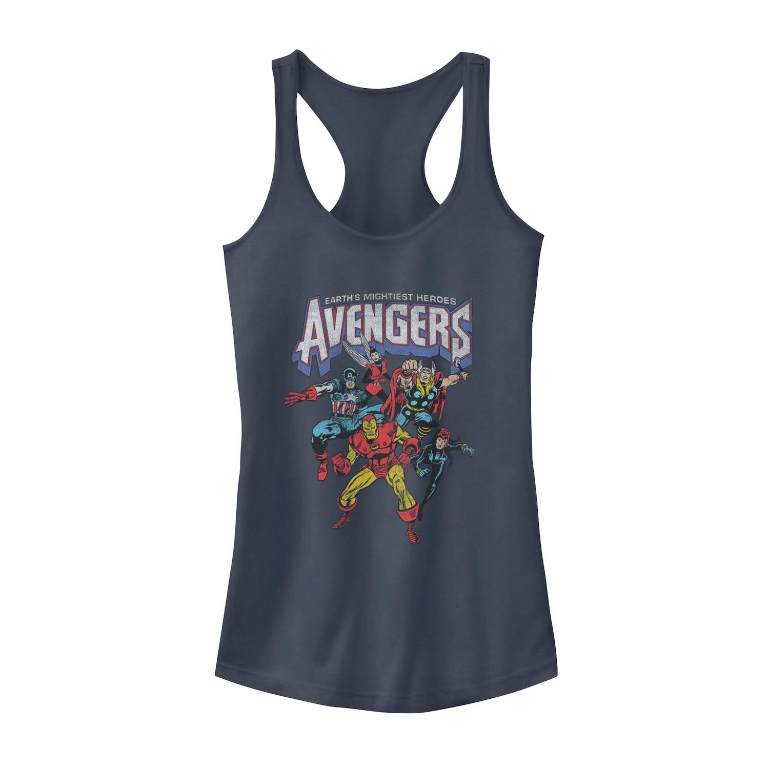 

Классическая винтажная майка для групповых снимков Marvel Avengers для юниоров Licensed Character