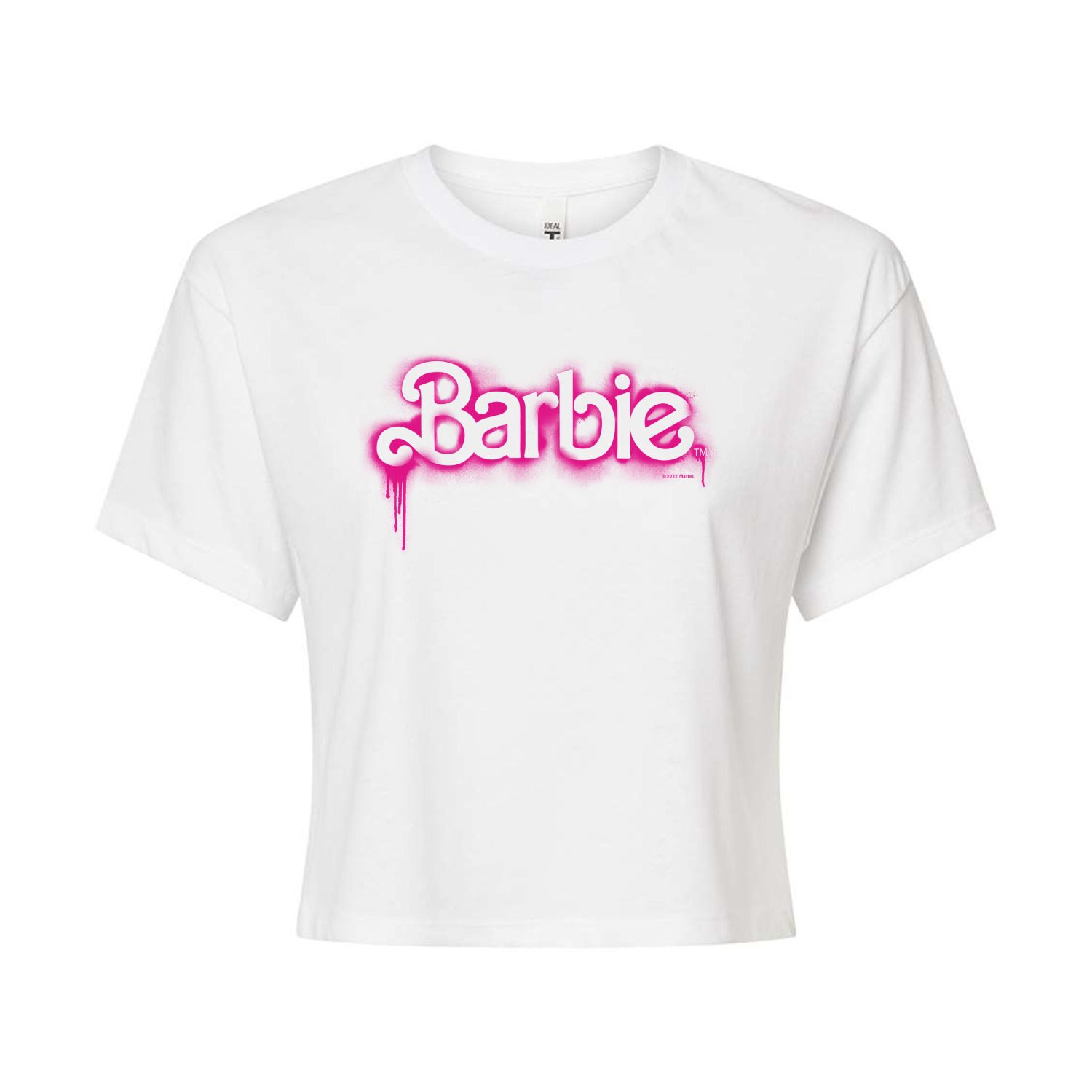 Укороченная футболка с логотипом Barbie Spraypaint для юниоров Licensed Character классическая футболка с логотипом barbie для юниоров licensed character