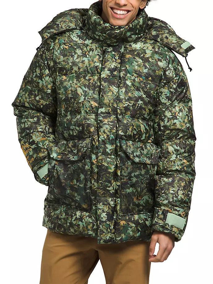 

Пуховая парка с капюшоном 73 Leaf The North Face, цвет misty sage