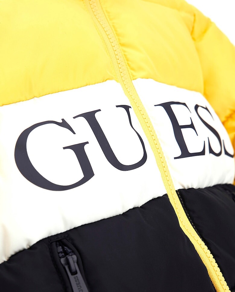 

Пальто для мальчика с капюшоном и длинными рукавами Guess, синий