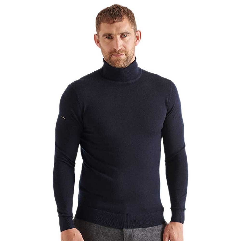 

Свитер Superdry Studios Merino Roll Neck, синий
