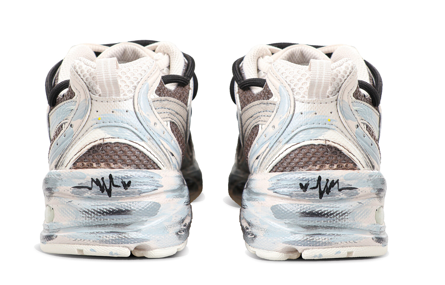 

Кроссовки NB 530 унисекс с низким верхом серые/бежевые/синие New Balance