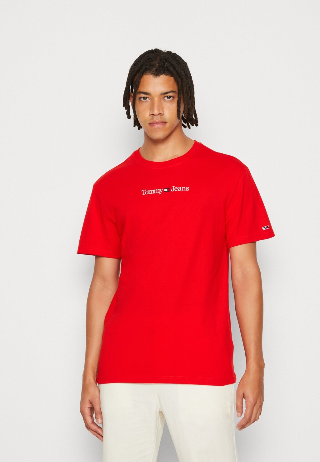 

Футболка с принтом Tommy Jeans, красный