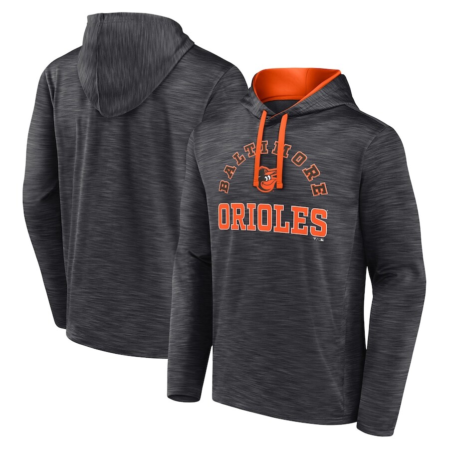 

Пуловер с капюшоном Fanatics Branded Baltimore Orioles, угольный