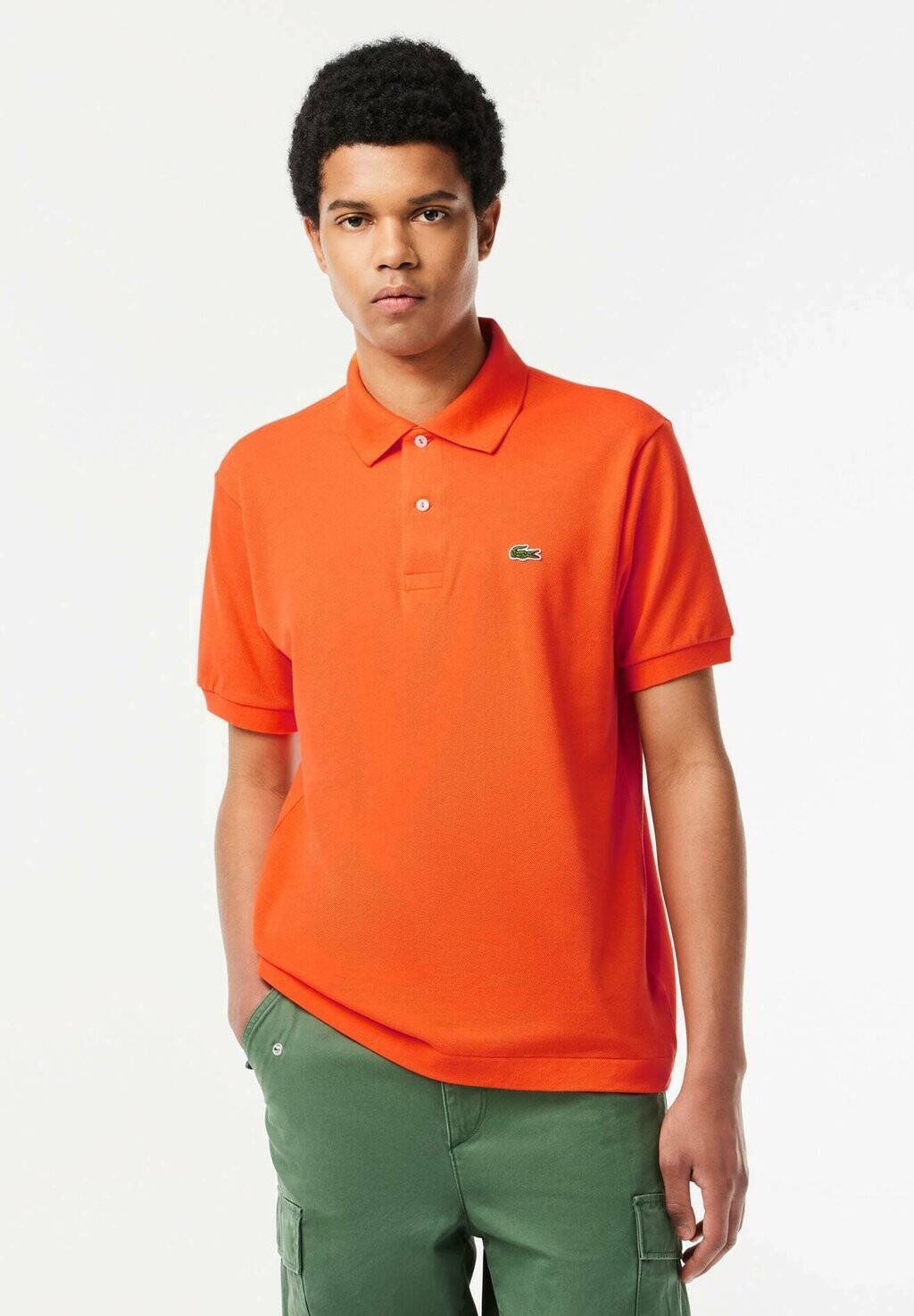 

Рубашка поло Lacoste, оранжевый