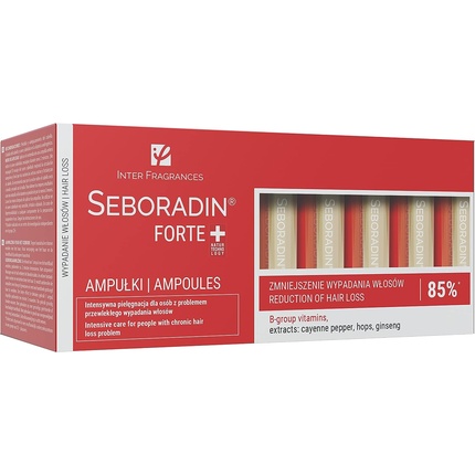 Seboradin Forte Сыворотка для роста волос, ампулы 5,5 мл, упаковка из 14 шт.