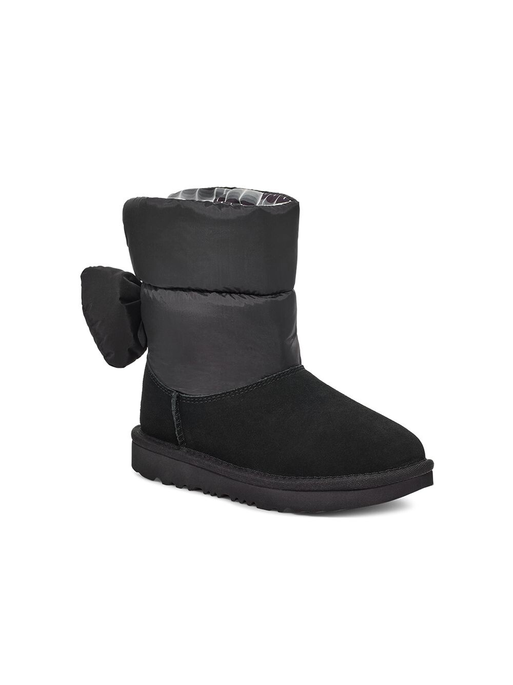 

Ботинки Bailey Bow Max для маленьких девочек и девочек UGG, черный