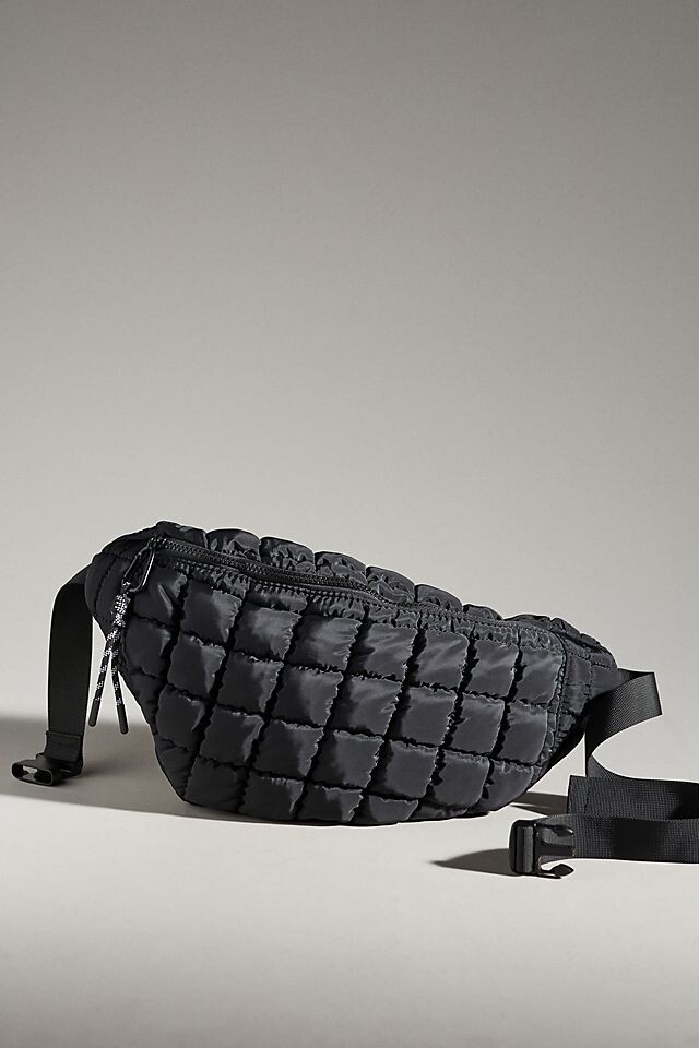 

Сумка поясная Anthropologie On The Go на молнии, черный