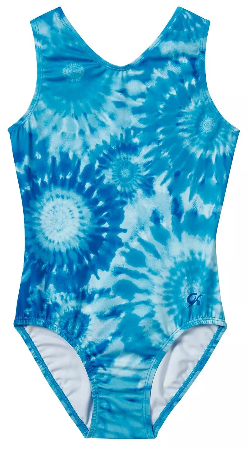 

Синий купальник-майка GK Elite Tie Dye, синий