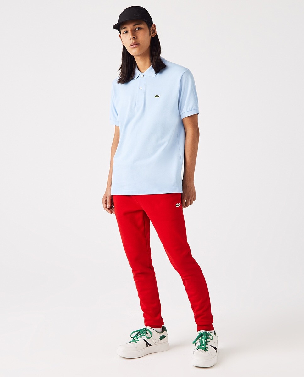 

Мужские спортивные брюки узкого кроя Lacoste, красный