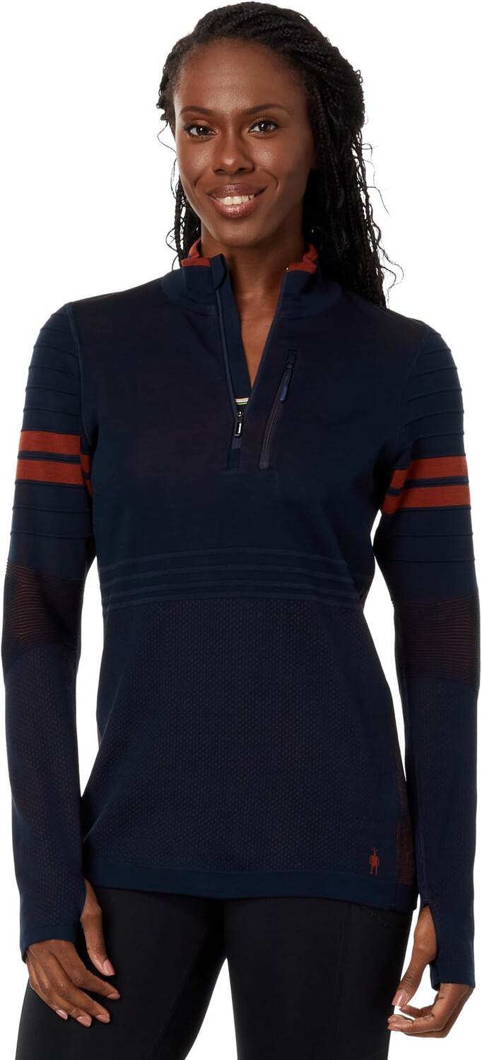 

Intraknit Merino Tech, молния 1/4 Smartwool, цвет Deep Navy
