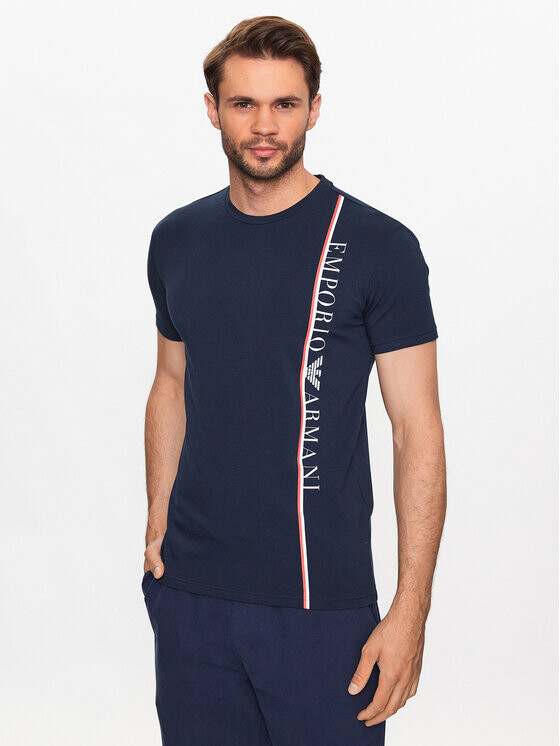

Футболка стандартного кроя Emporio Armani Underwear, синий
