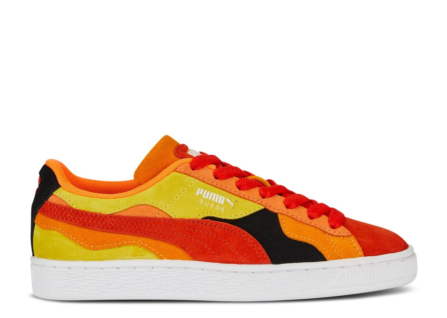 

Кроссовки Puma Suede Big Kid 'Camowave - Warm Earth', красный