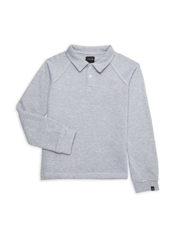 

Рубашка-поло с принтом реглан для маленьких мальчиков Joe'S Jeans, цвет Heather Grey
