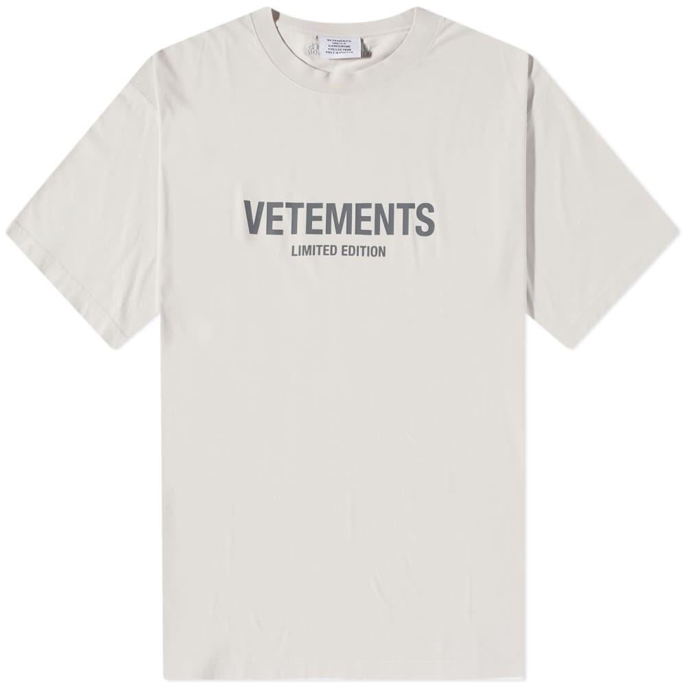 

Футболка с логотипом Vetements Limited Edition