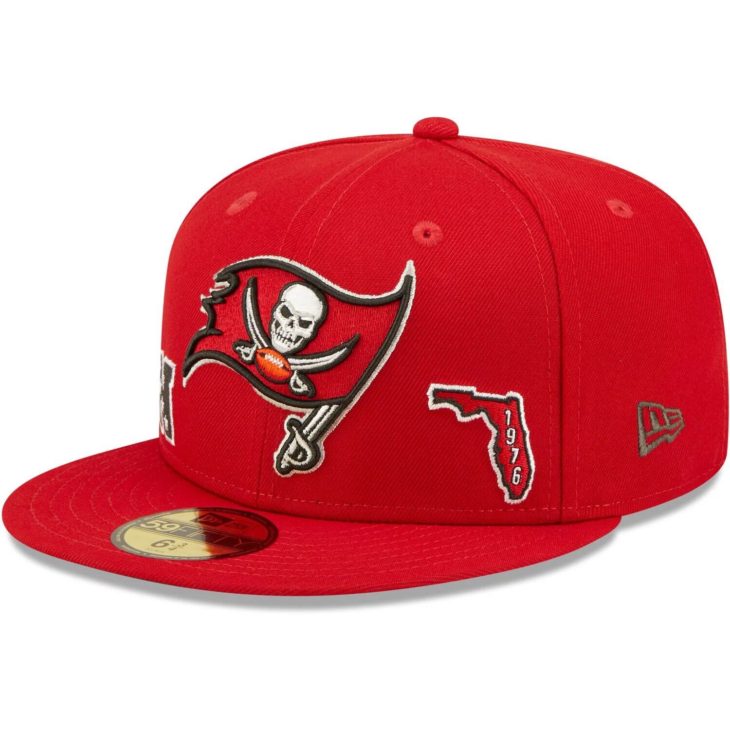 

Мужская приталенная кепка New Era Red Tampa Bay Buccaneers Identity 59FIFTY