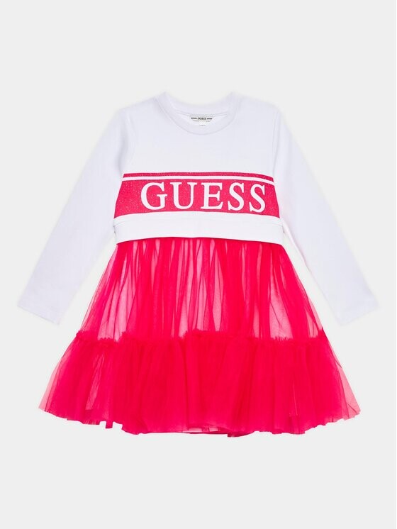 

Платье на каждый день, стандартного кроя Guess, белый