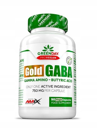 Amix, Gold Gaba V-caps Plus Greenday, Биологически активная добавка, 90 капсул. Inna marka