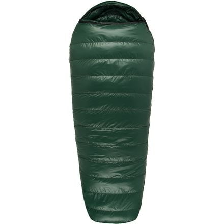 Спальный мешок Bristlecone MF: -10F вниз Western Mountaineering, зеленый