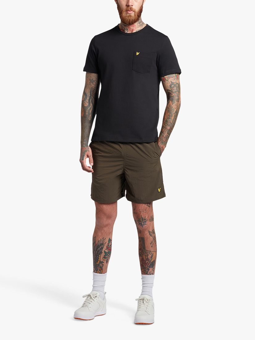 

Однотонные шорты Lyle & Scott, оливковый