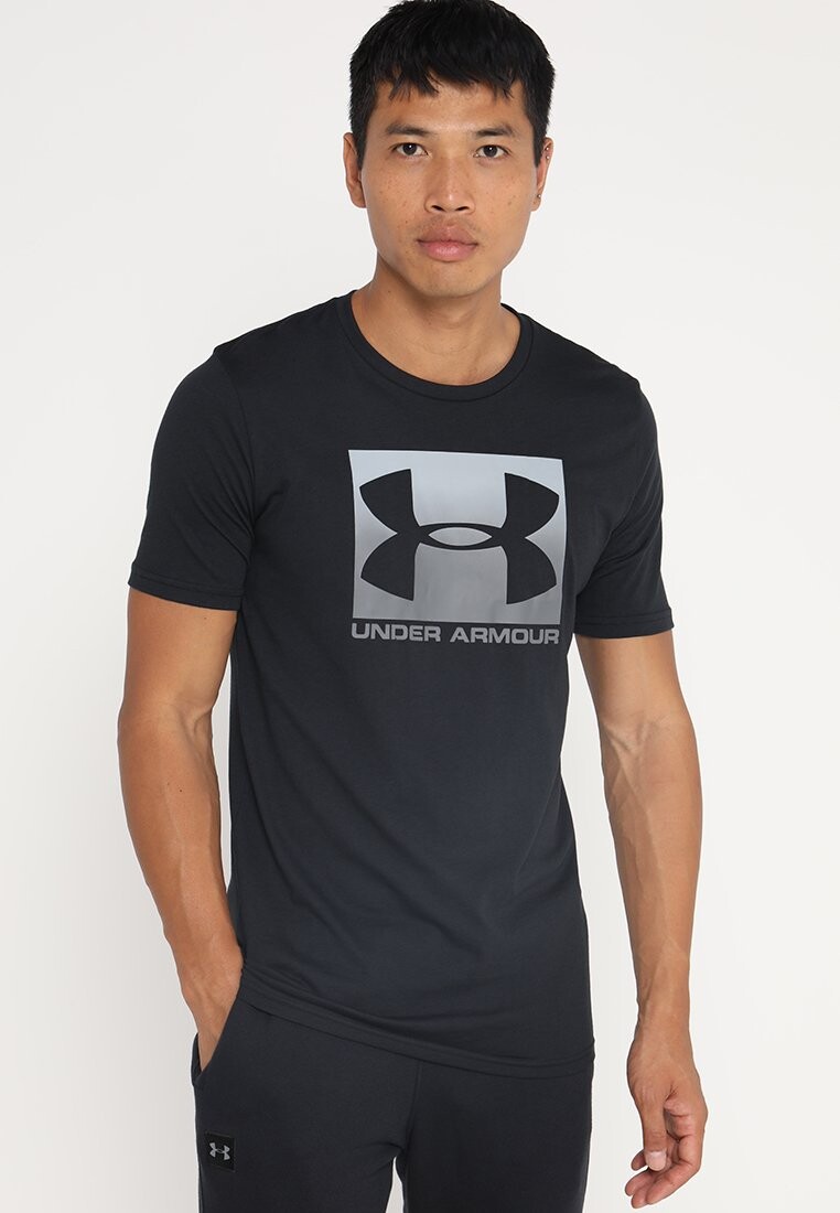 

Футболка с принтом BOXED SPORTSTYLE Under Armour, черный/графит