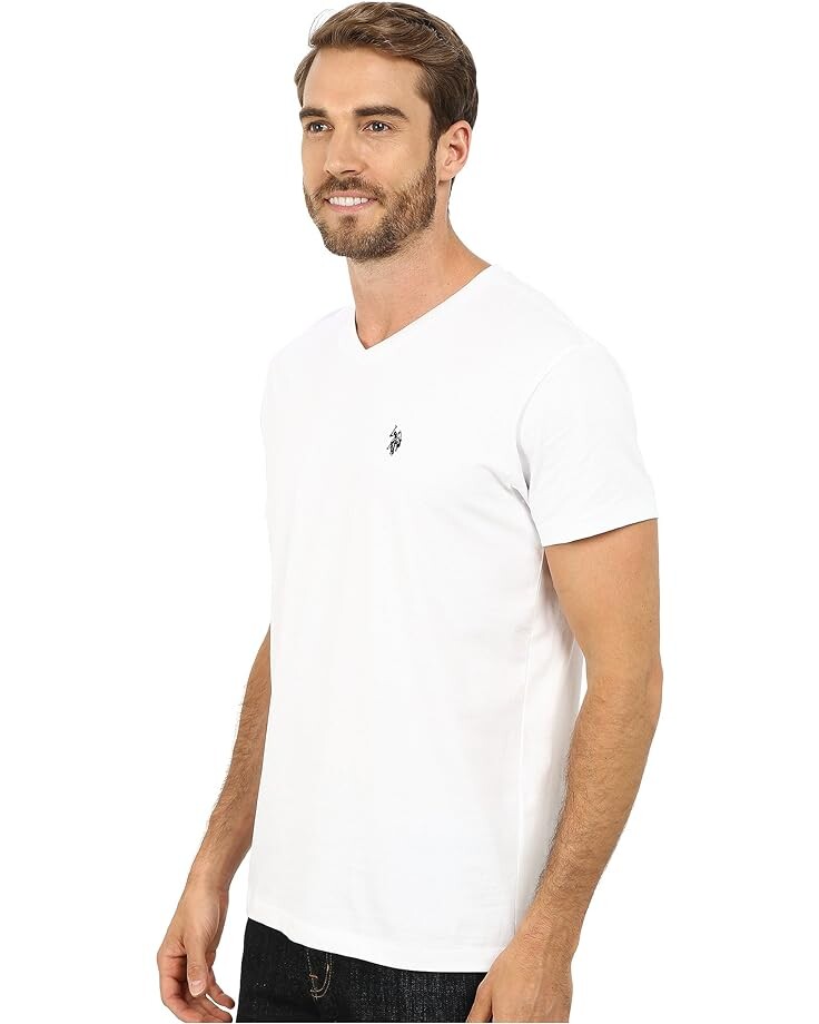 

Футболка U.S. POLO ASSN. V-Neck Tee, белый
