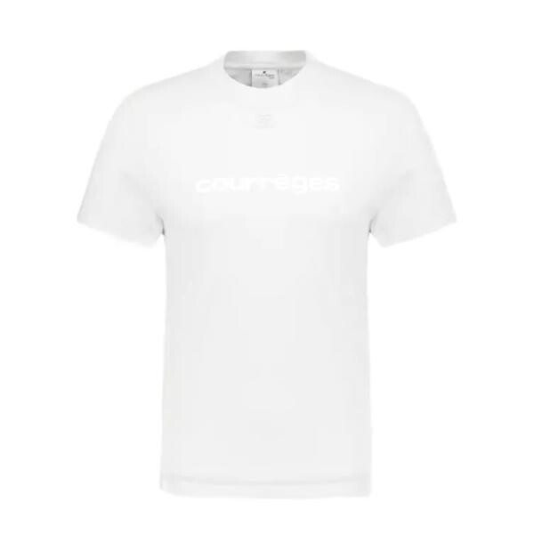 

Футболка classic shell t-shirt - - cotton Courrèges, белый