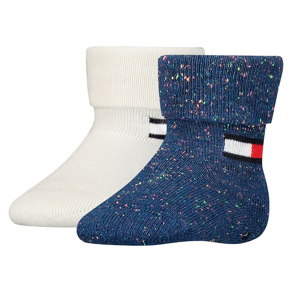 

Носки Toммy Hilfiger Fold Over Nappy Baby 2 шт, разноцветный
