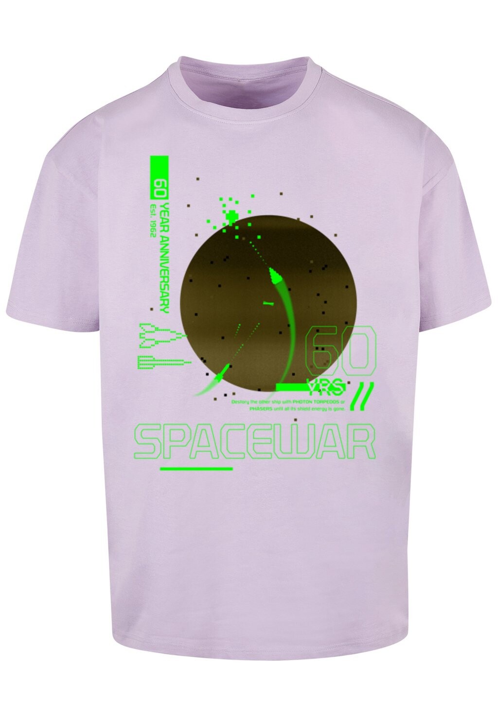 

Футболка с принтом SPACEWAR RETRO GAMING SEVENSQUARED F4NT4STIC, сиреневый