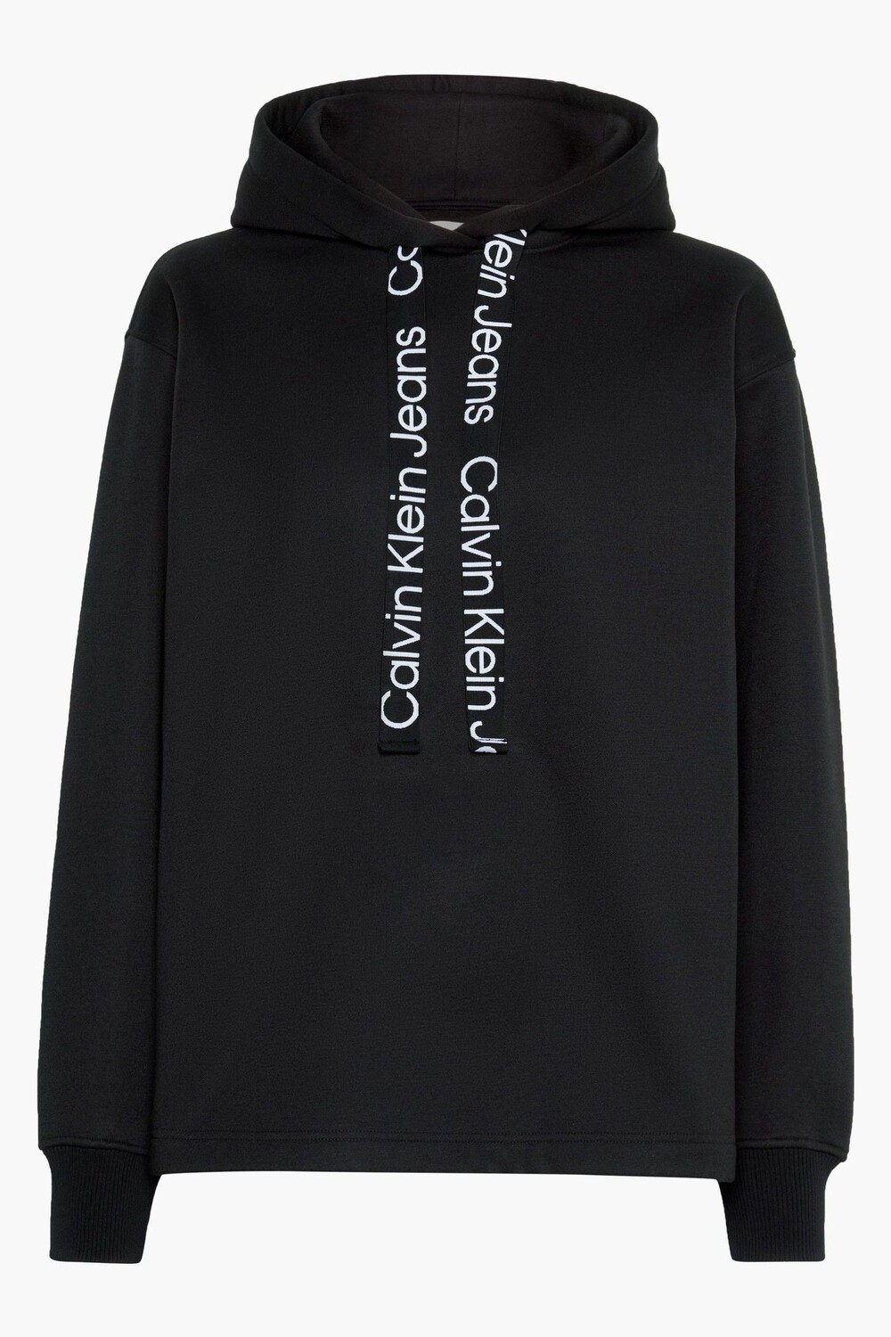 

Толстовка с логотипом и завязками Calvin Klein Jeans, черный