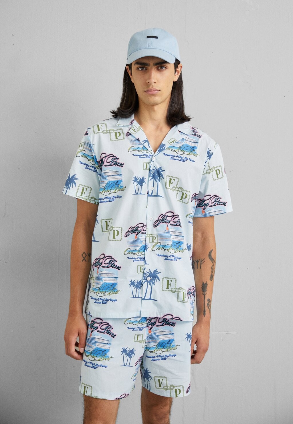 

Рубашка RESORT PALMS Filling Pieces, лодка любви