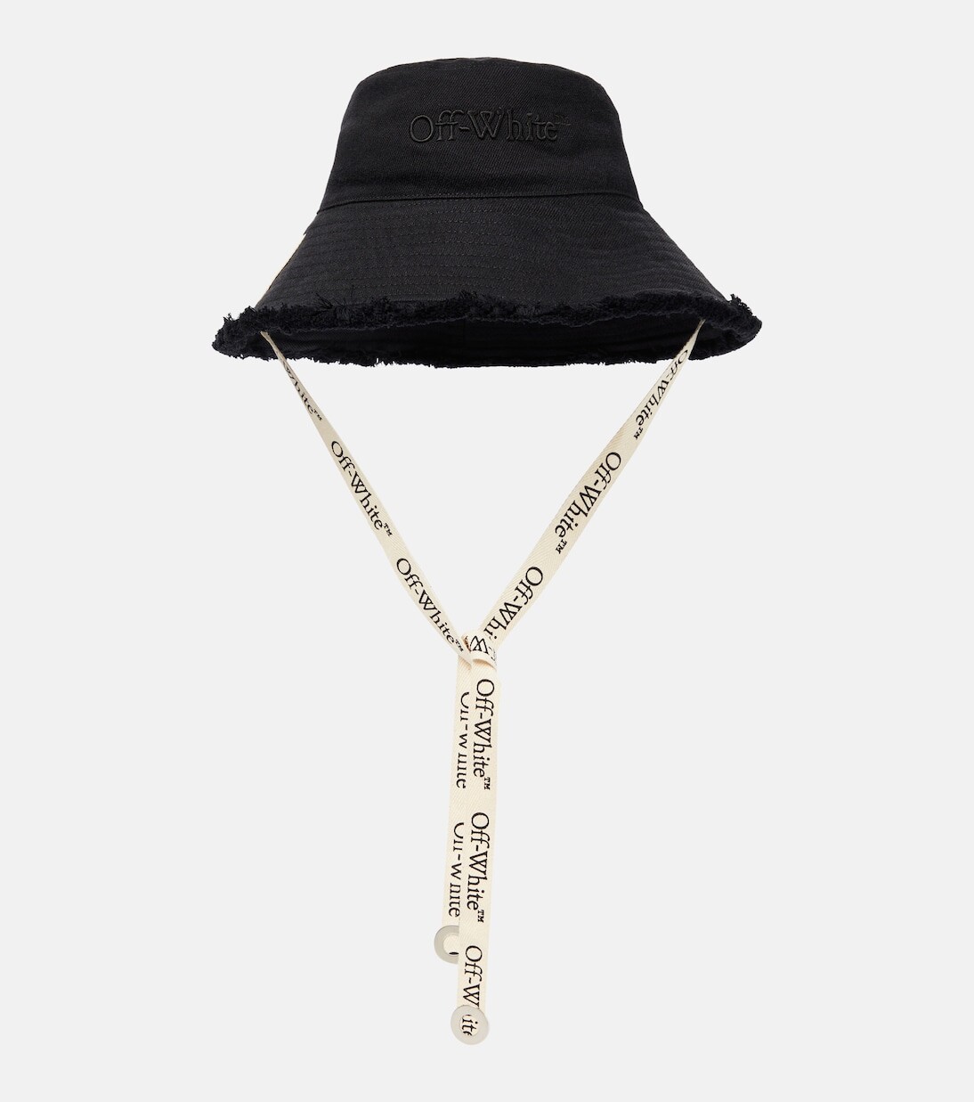 

Хлопковая шляпа-ведро Off-White, черный