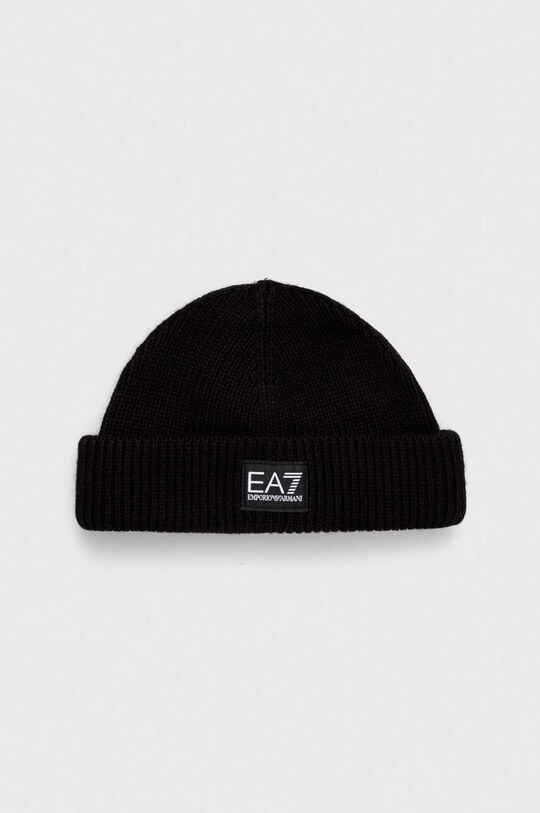 

Шапка из смесовой шерсти EA7 Emporio Armani, черный