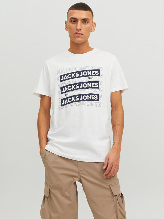 

Футболка стандартного кроя Jack&Jones, белый