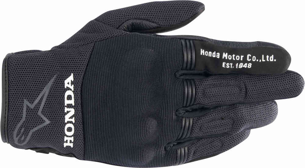 Медные мотоциклетные перчатки Honda Alpinestars, черный