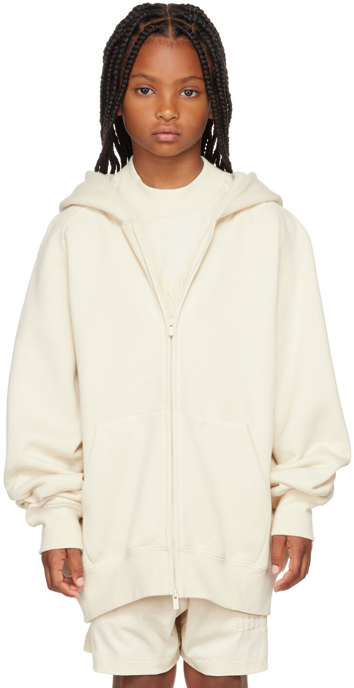 

Детская толстовка с капюшоном на молнии Off-White Fear of God ESSENTIALS