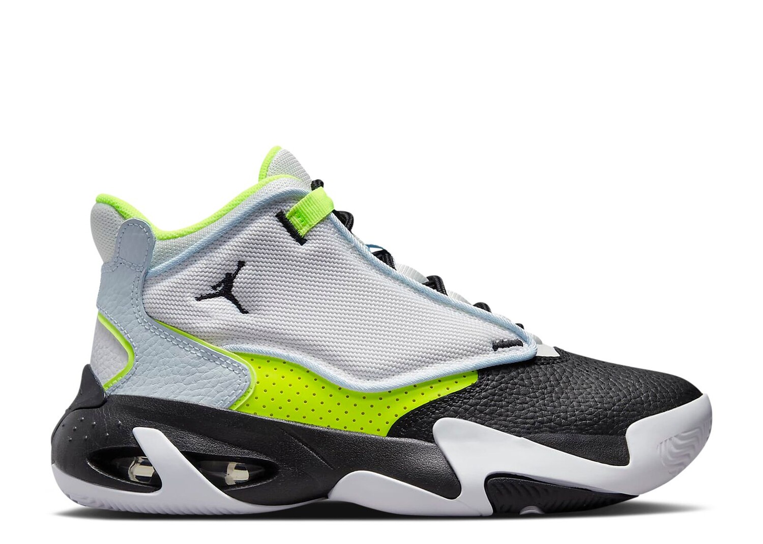 

Кроссовки Air Jordan Jordan Max Aura 4 Gs 'Platinum Black Volt', серый