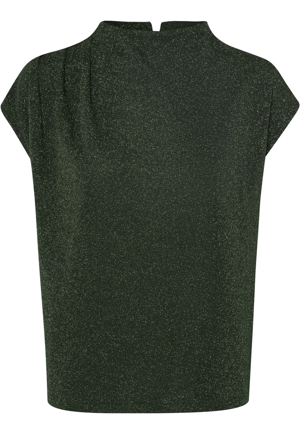 

Топ Zero Glitzer Shirt mit Stehkragen, цвет GreenGreen