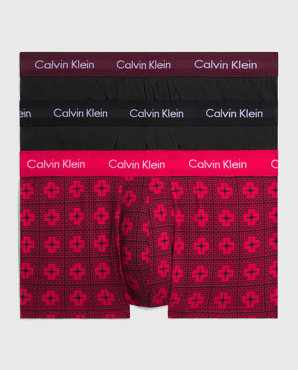 

Набор из 3 мужских боксеров с низкой посадкой Calvin Klein, мультиколор
