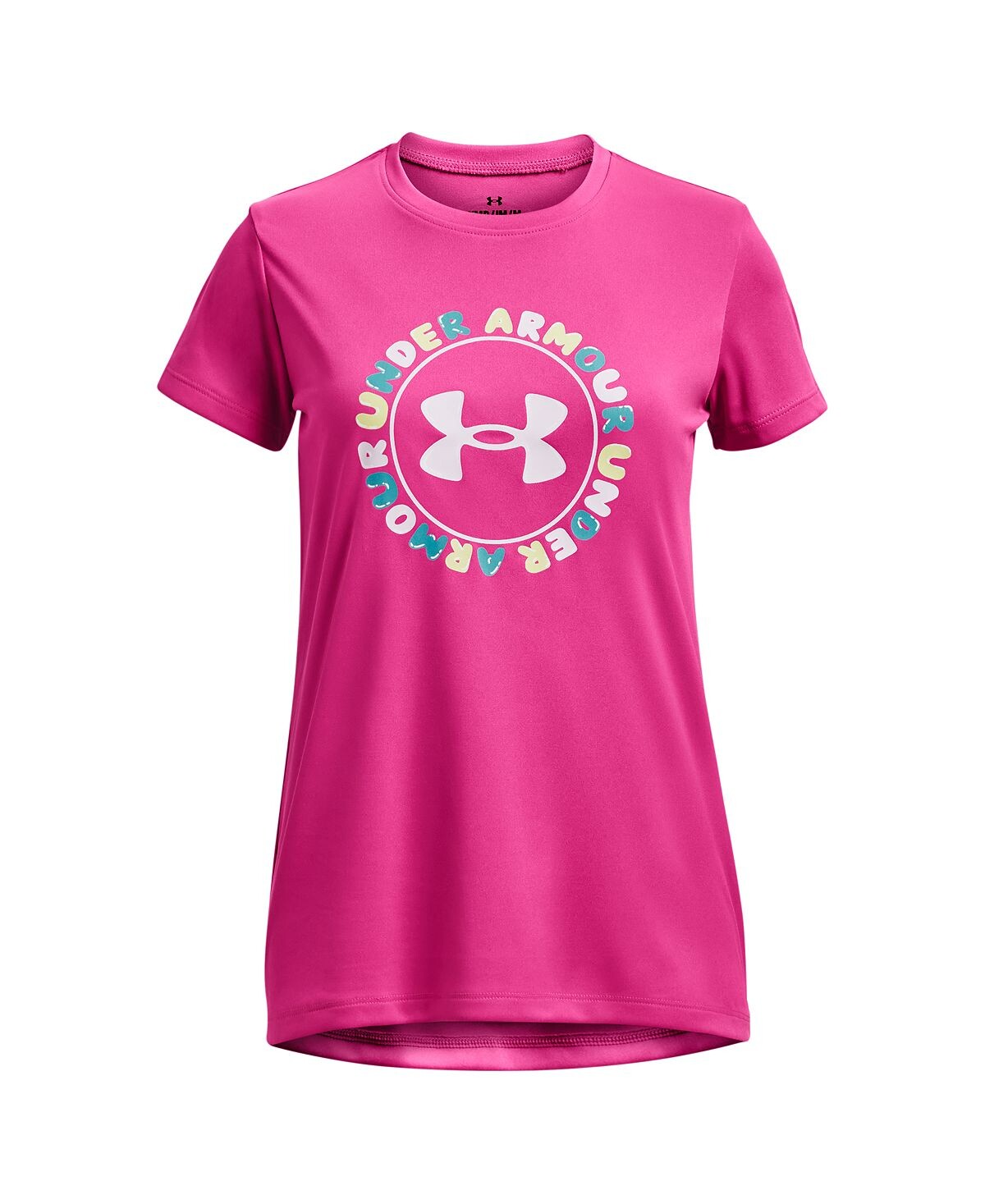 

Футболка с короткими рукавами Big Girls Tech Wordmark Under Armour