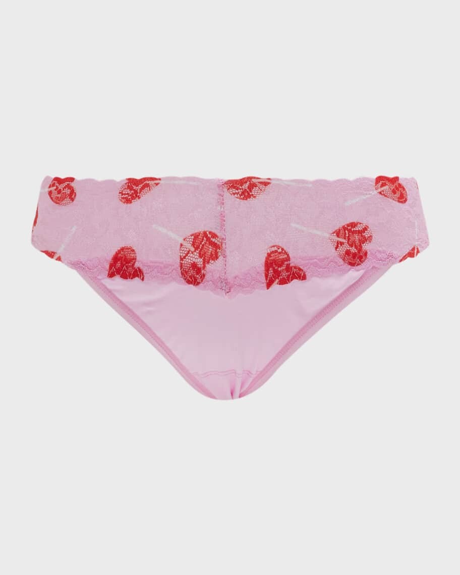 

Плавки бикини с V-образным вырезом и сердечком Hanky Panky