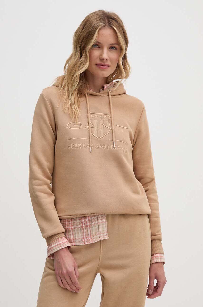 

Толстовка Гант Gant, бежевый