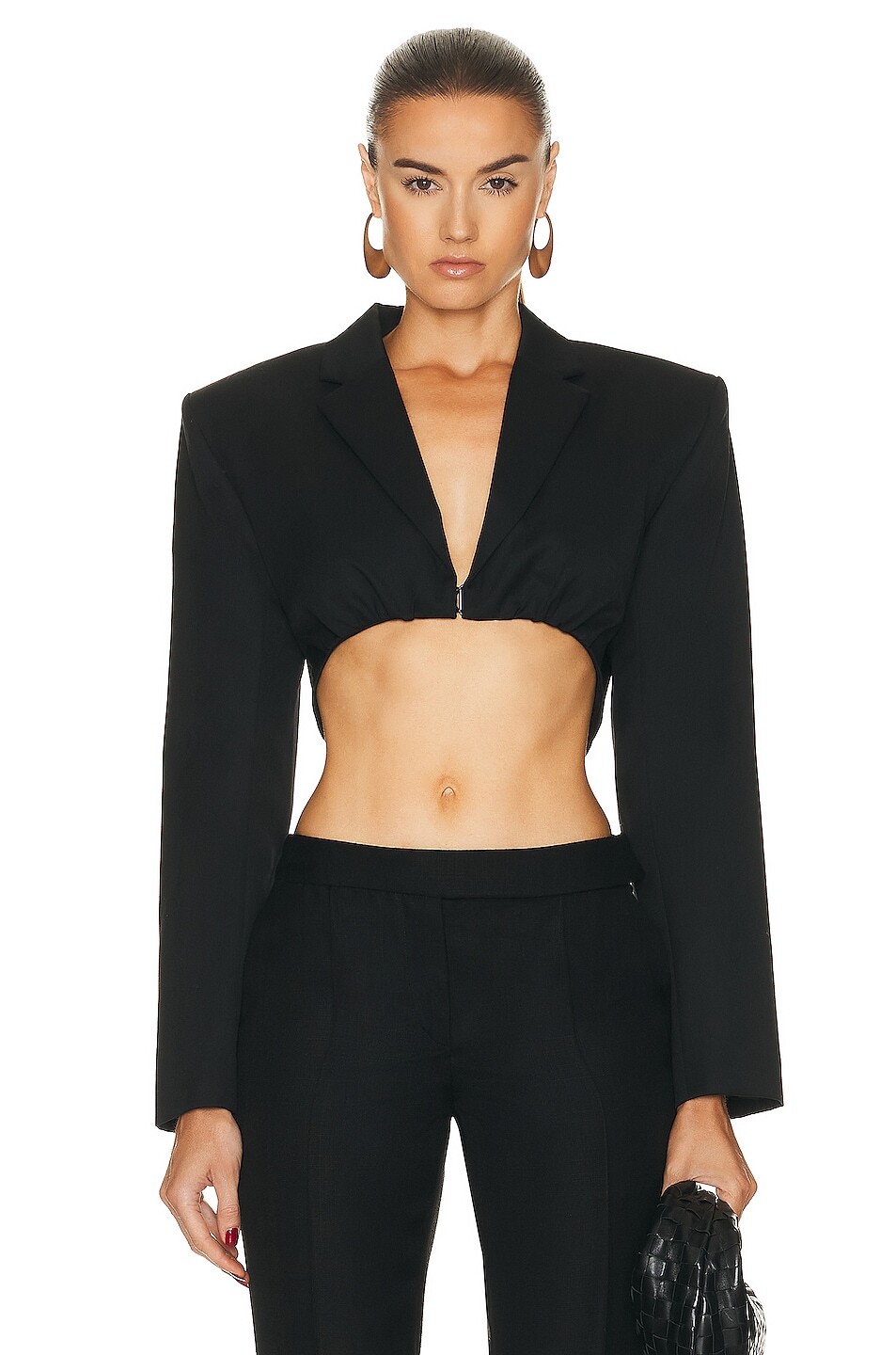 

Блейзер Christopher Esber Scylla Crop, черный