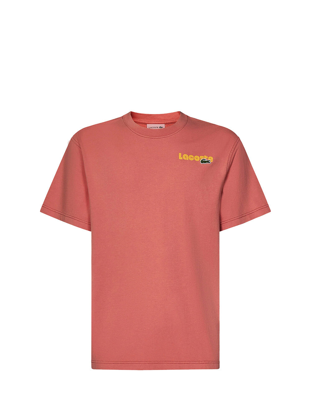 

Красная мужская футболка Lacoste