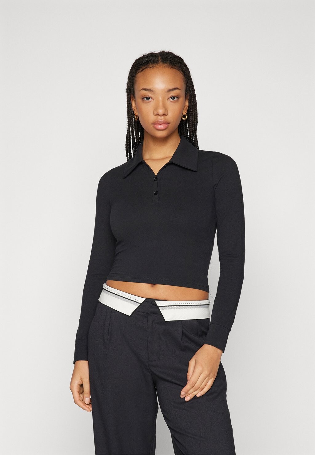 

Рубашка поло Hollister Co., черный