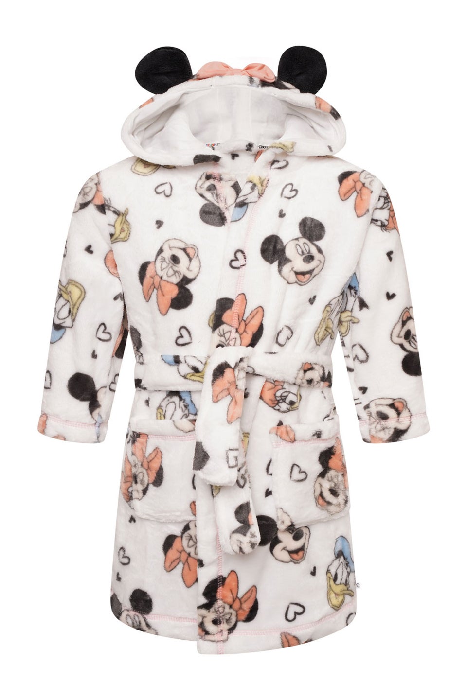 цена Детский халат с Минни Маус Brand Threads Disney, белый