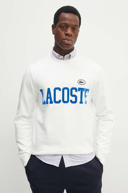 

Хлопковая толстовка Lacoste, белый